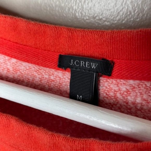 J. Crew Orange White Sweatshirt‎ - Picture 2 of 3
